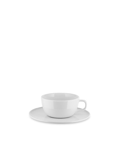 Itsumo Default Title Set of one teacup with saucer. 4 pieces Alessi