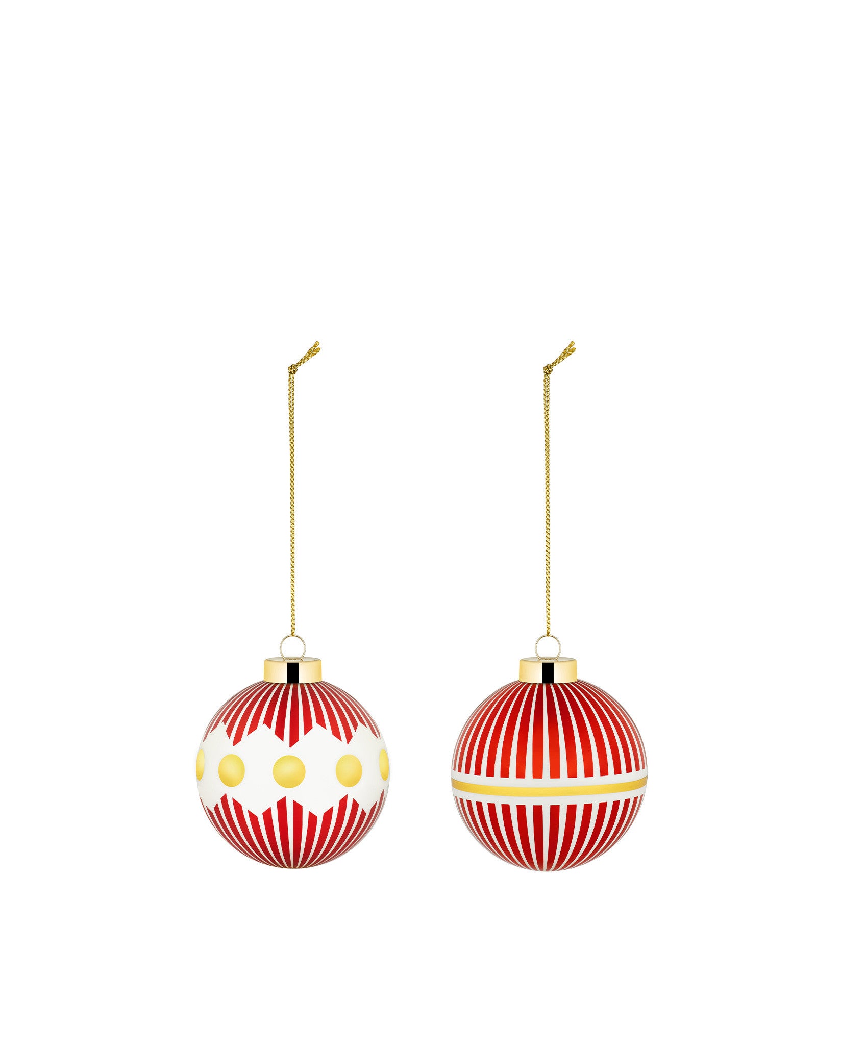 Delight Default Title Set of 2 Christmas baubles Alessi