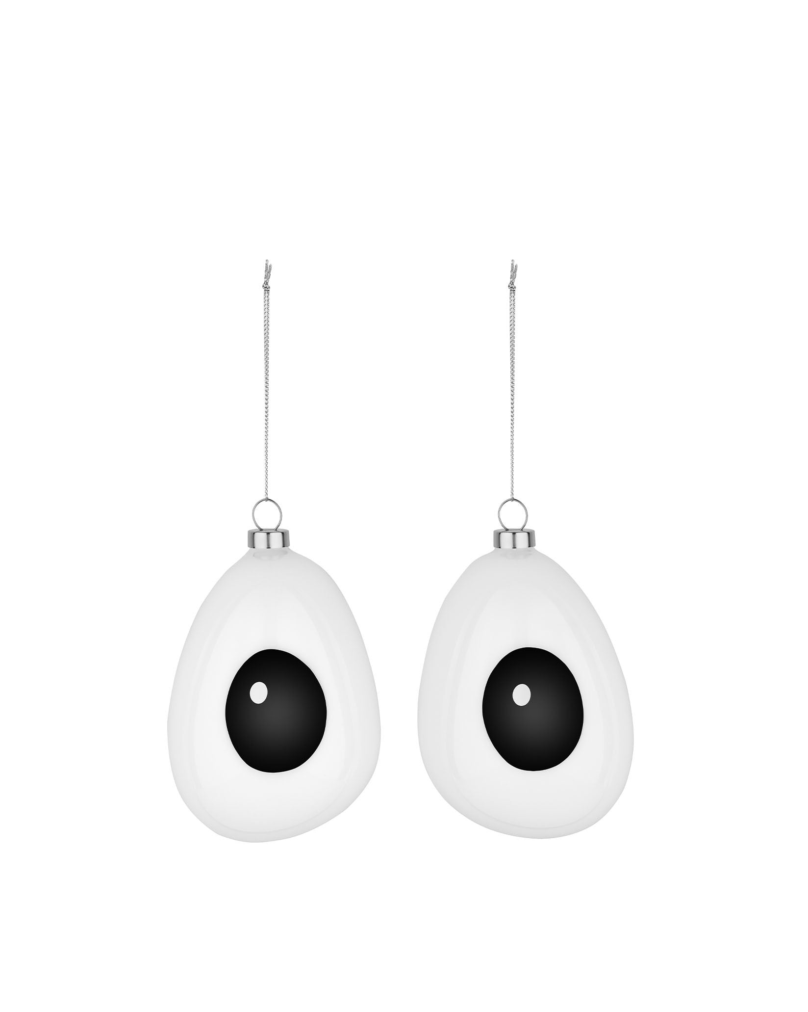 Holly Default Title Set of two Christmas ornaments Alessi