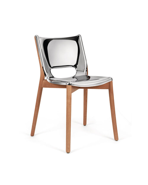 Poêle Collection mirror polished Monoshell chair Alessi 2