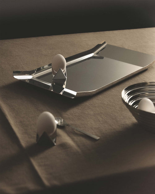 Arran steel Rectangular tray Alessi 1