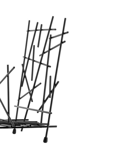 Blow up stainless steel Magazine holder Alessi 2