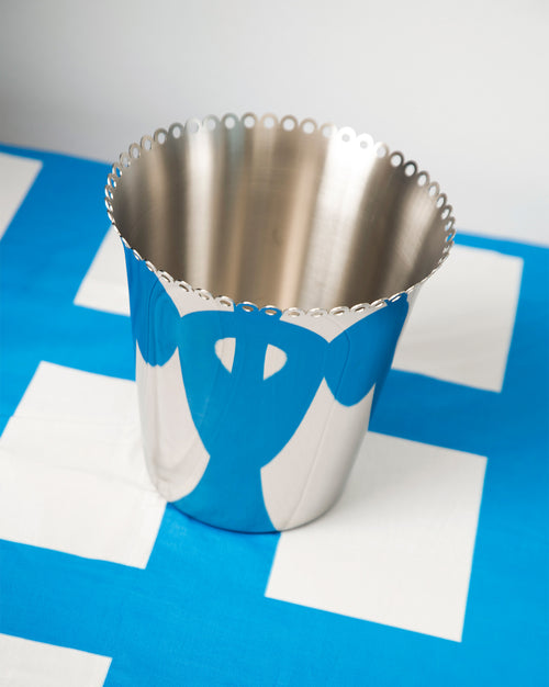 Edges stainless steel Ice bucket Alessi 1
