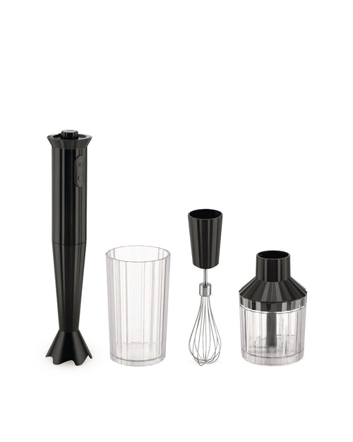 Plissé white Hand blender set. British plug Alessi 2