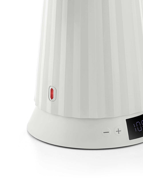 Plissé white Electric kettle. European plug Alessi 5
