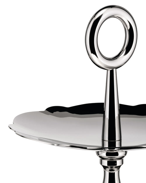 Dressed stainless steel Three-dish stand Alessi 2
