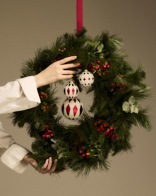 Delight Default Title Set of two Christmas baubles Alessi 2