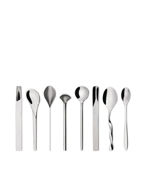 Il caffè/tè Alessi Default Title Set of 8 coffee spoons Alessi