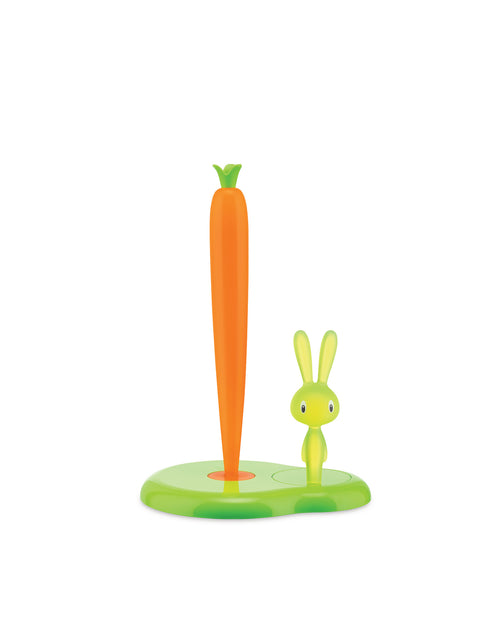 Bunny & Carrot green, cm 29.5 || inch 11½″ Kitchen roll holder Alessi