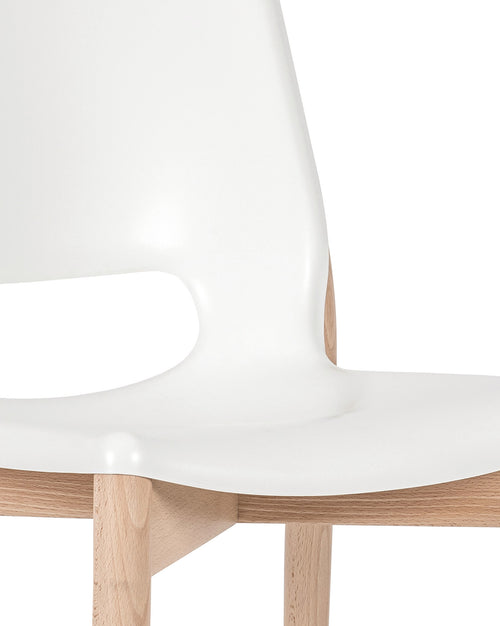 Poêle Collection white Monoshell chair Alessi 5