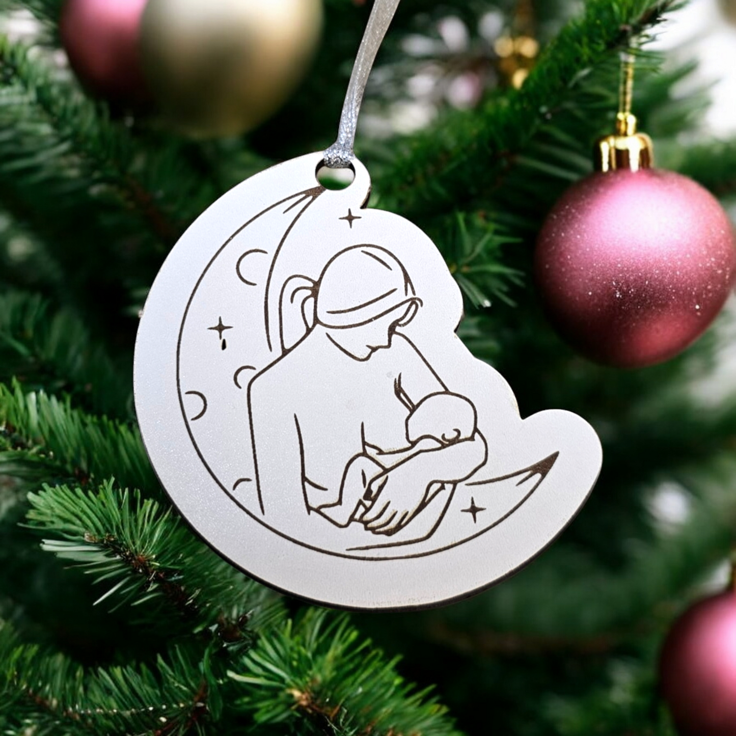 Breastfeeding Moon Ornament