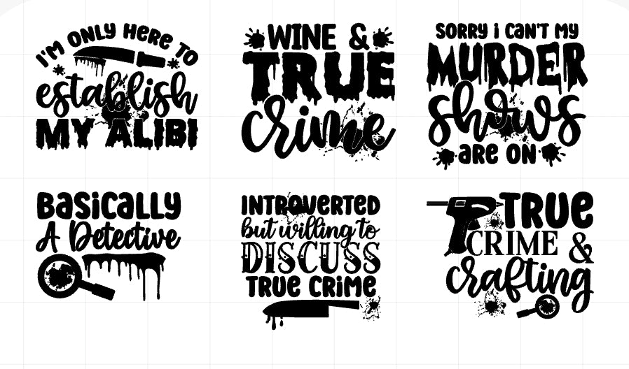 True Crime Keyrings